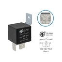 Relay Maxi - 4 Pin 12V 70A SPST Resistor 178.2544 , 1293, 11-3040, 10-00328-00