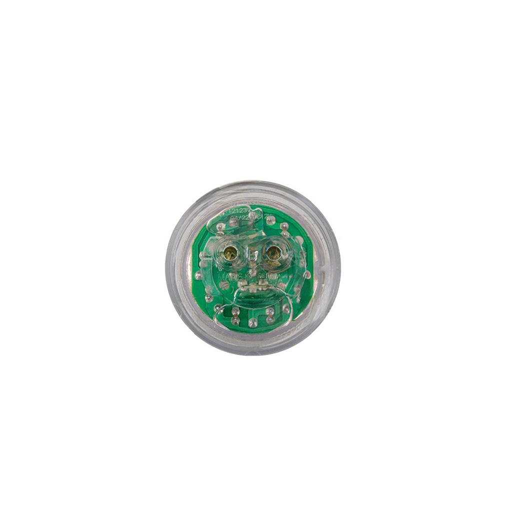 Marker Light LED 2in Round Clear Amber 571.LD30CA10, 3051A