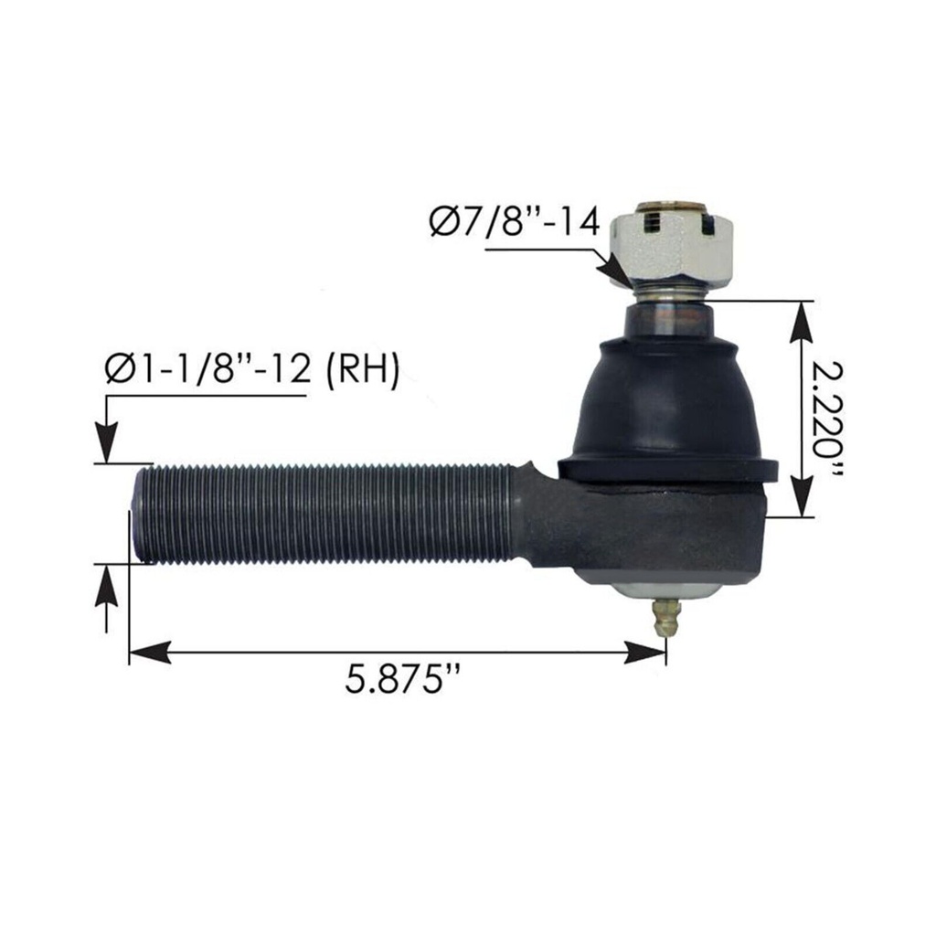 Tie Rod End 500.229 462.ES9176R 60961026 64000002 64000-002 60961-026