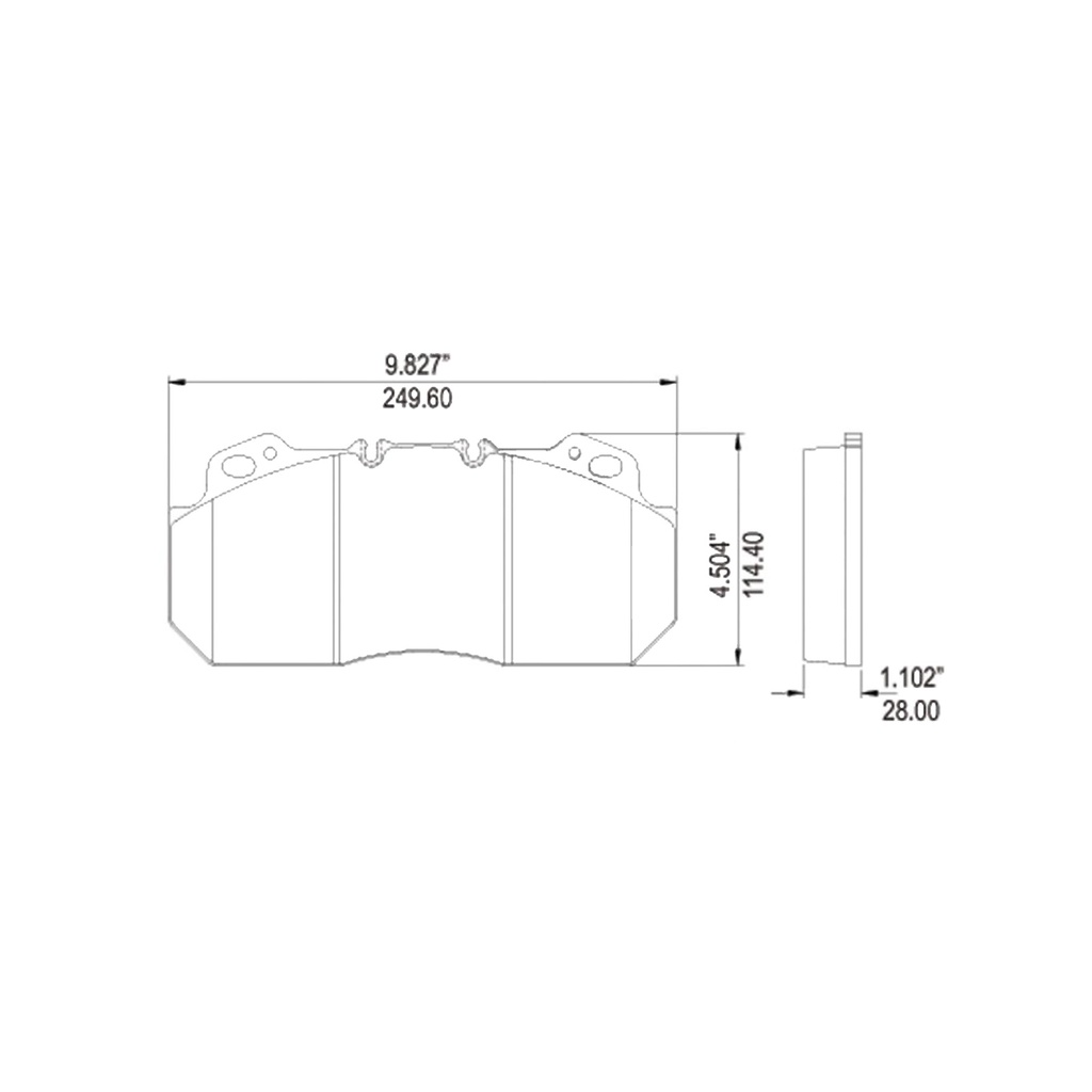 Air Disc Brake Pads Fleet Standard 3009000.00 141.D1312FS 8427-D1312 68932068NZP