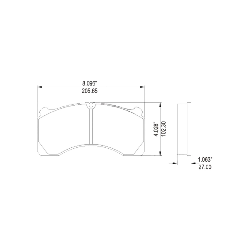Air Disc Brake Pads Fleet Standard 3012400.00 141.D1525FS 29124 15224835APK4