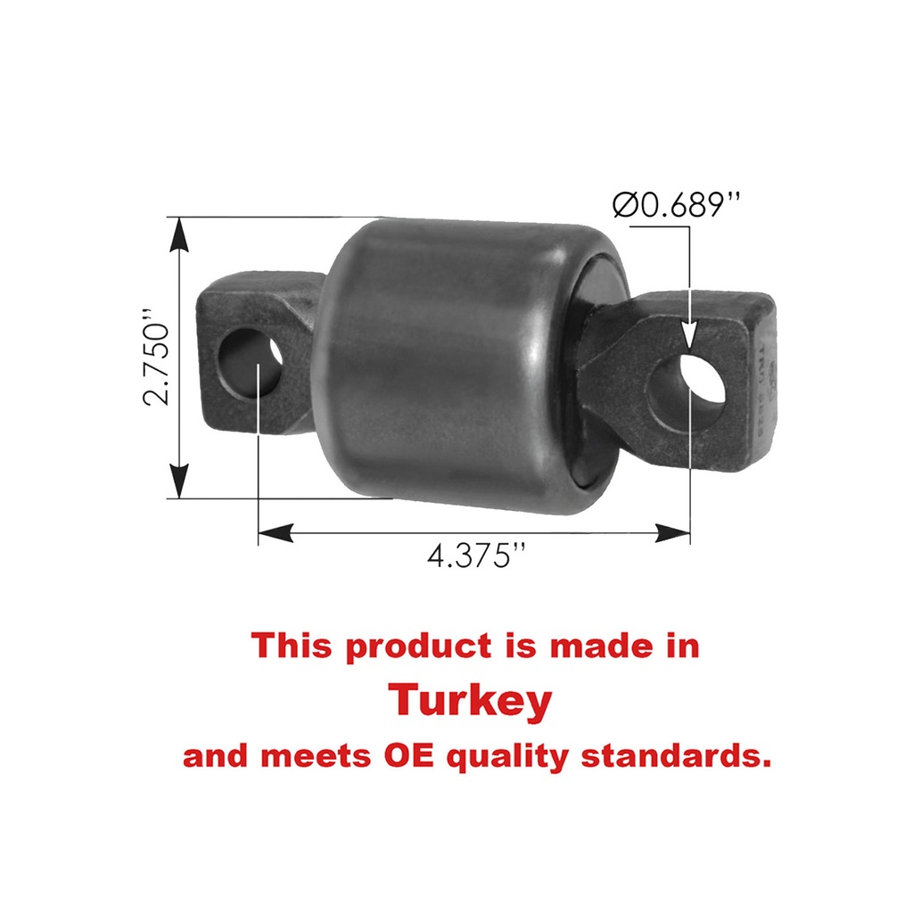 Torque Rod Bushing Kenworth KGA-836940 TRB6825 E10303 R3010303 90008265 839310
