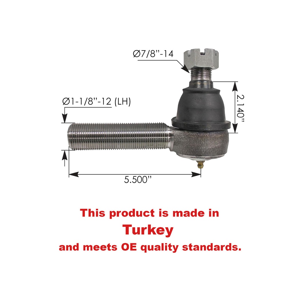 Tie Rod End Meritor International LH KGA-2603968C91 462.ES22607L 2603968C91