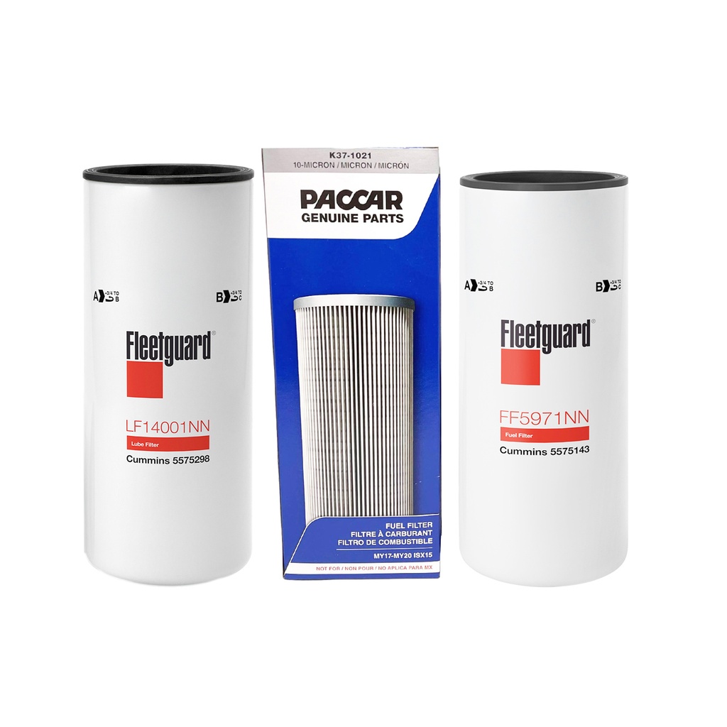 CUMMINS OIL CHANGE KIT LF14001, K37-1021, FF5971