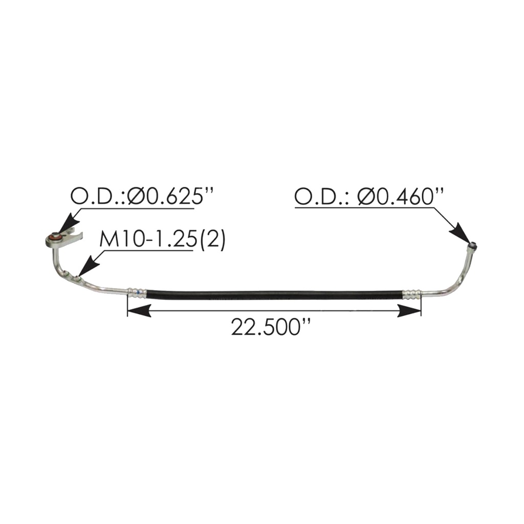 AC Hose Assy Freightliner 830.946016, A2271914000