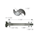 Camshaft LH 123.281714.03, E-9731, R607227, 17-915, M16WKL25-175