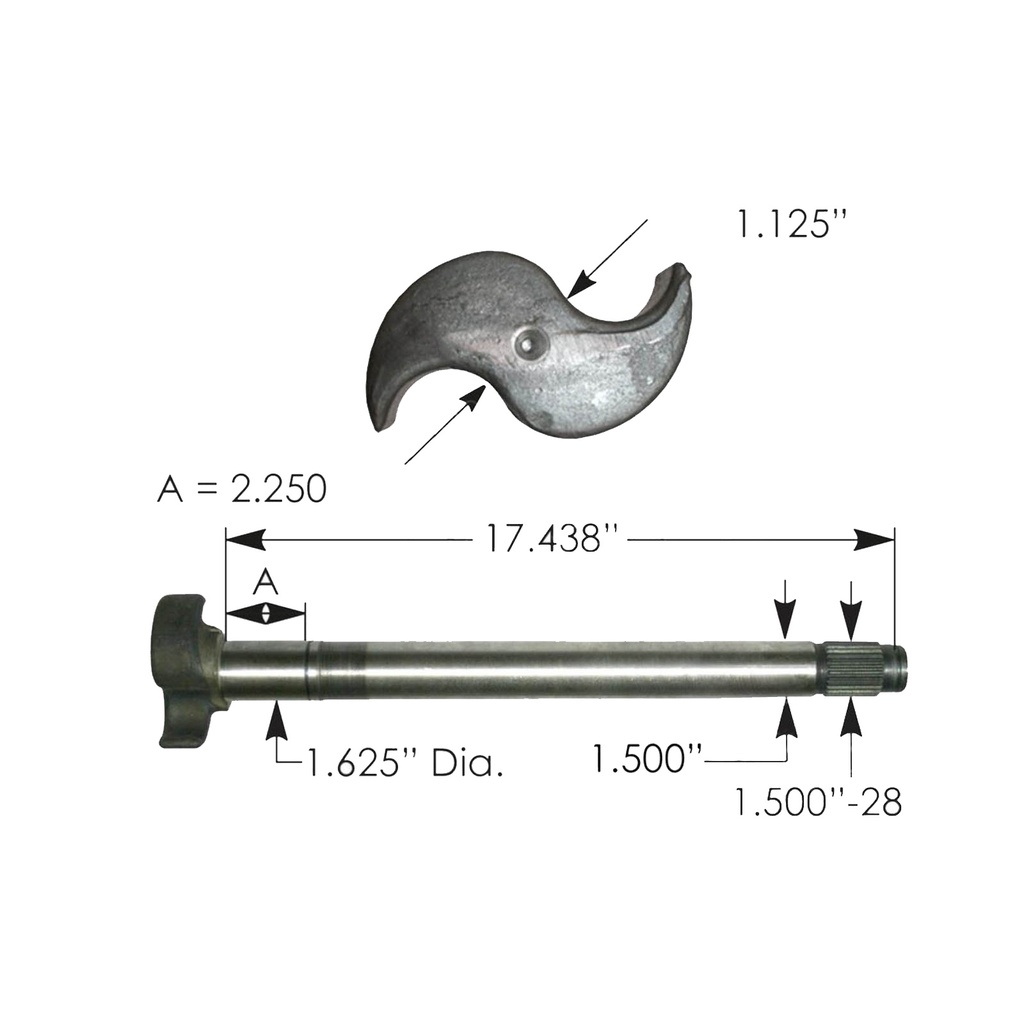 Camshaft RH 123.281714.04, E-9732, R607228, 17-914, M16WKR25-175