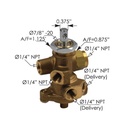 Parking Valve w/2 Way Check Valve 170.401084, 401084
