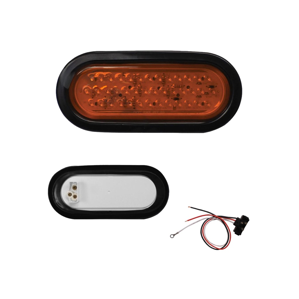 F/P/T Light Kit LED 6in Oval Amber 571.LD60A40-K