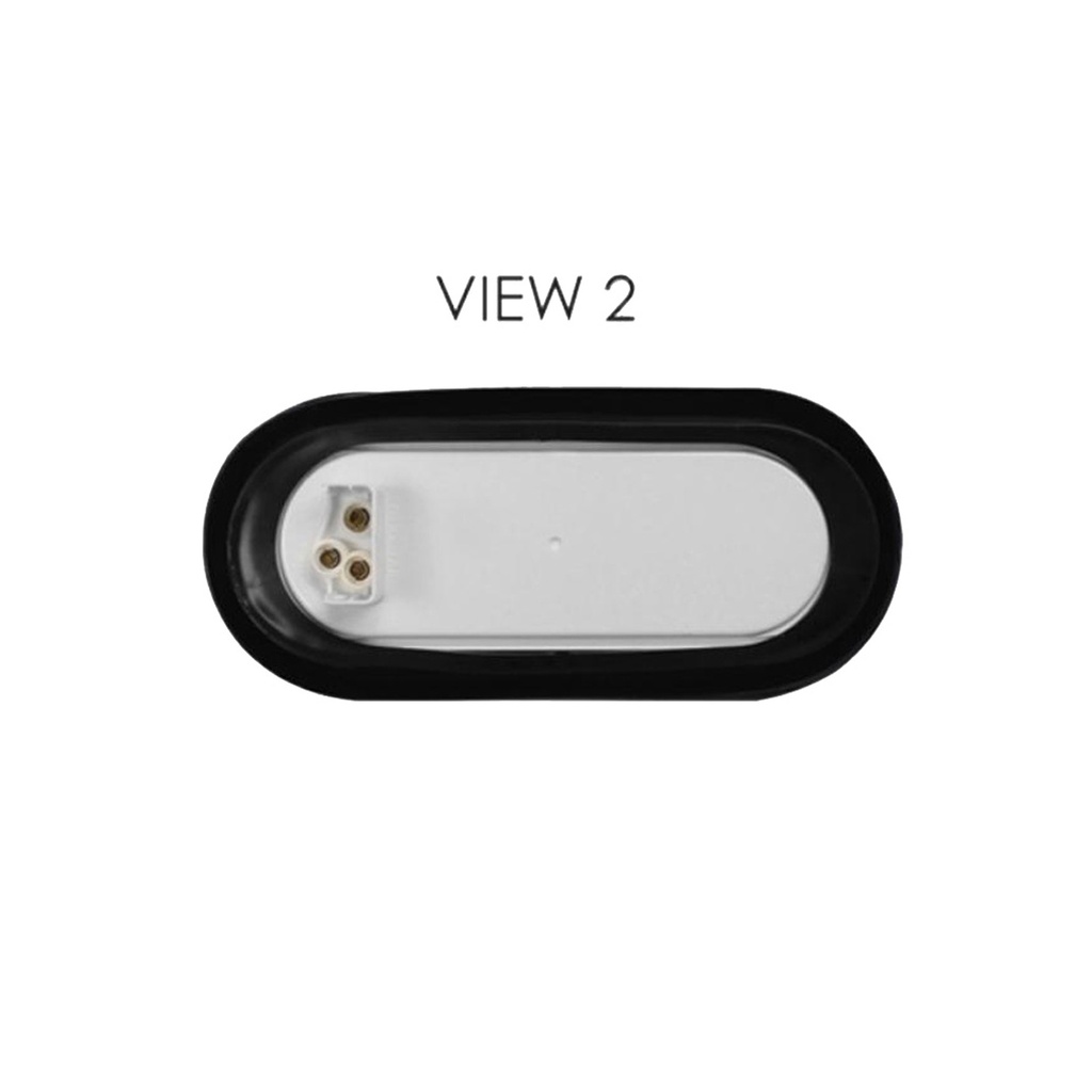 F/P/T Light Kit LED 6in Oval Amber 571.LD60A40-K