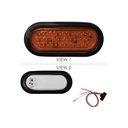 F/P/T Light Kit LED 6in Oval Amber 571.LD60A40-K