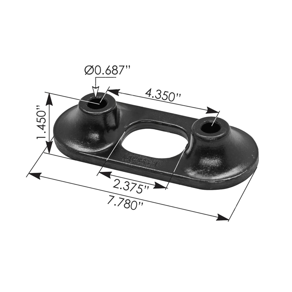 Torque Rod Bracket Peterbilt MPB71, 0306830, 08849AA, 306830