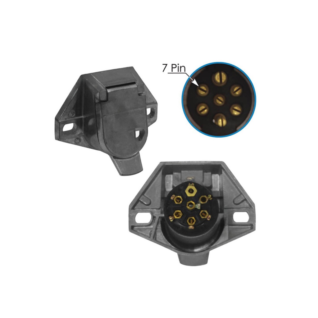 Socket Heavy Duty 7 Pin 179.1017HD, 15720, 593084, 821002