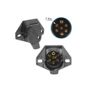 Socket Heavy Duty 7 Pin 179.1017HD, 15720, 593084, 821002