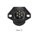 QCS&reg, Socket 7 Pin w/Bullet STA-DRY PHI16-726, 16726, 16-726