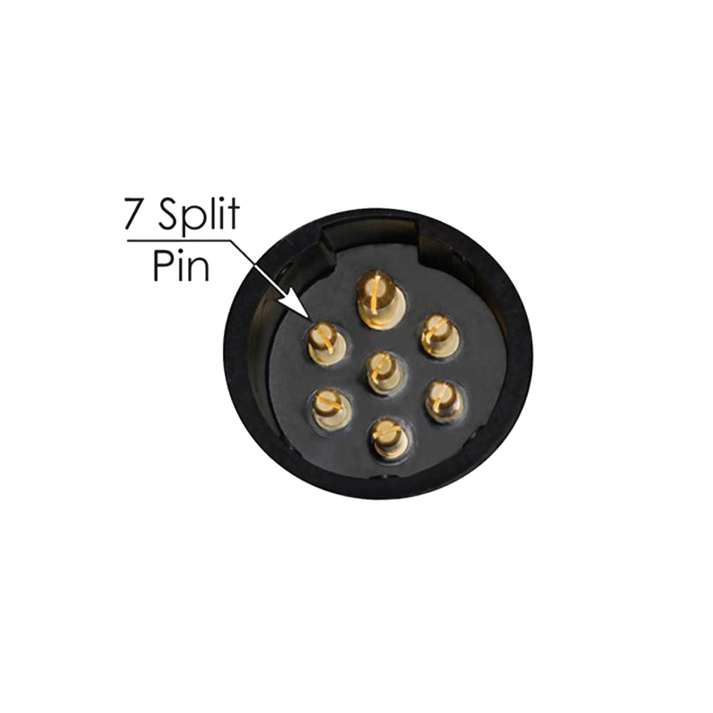 QCS&reg, Socket 7 Pin w/Bullet STA-DRY PHI16-726, 16726, 16-726