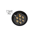 QCS&reg, Socket 7 Pin w/Bullet STA-DRY PHI16-726, 16726, 16-726