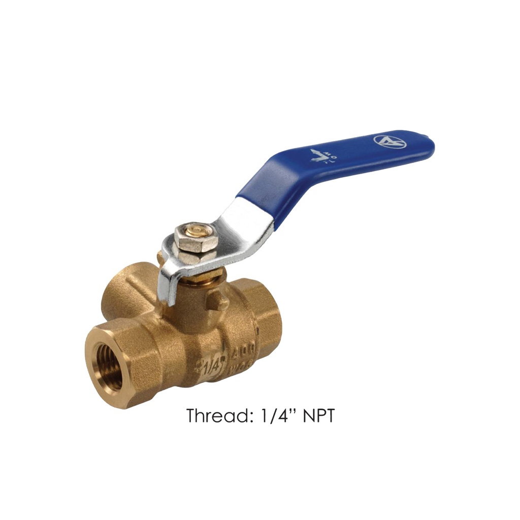 Ball Valve 3-Way 1/4in NPT 177.4304, 2005-4X3, A12502-025, V533P-4