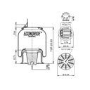 Econoride Air Spring Rolling Lobe 566.ER74652, A1621478001, 1621917000