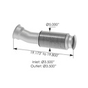 Exhaust Bellows Freightliner Premium 820.B46906P, 0427906000