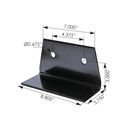 T-Rod Bracket Bent Peterbilt M1898, 0149335, 01-49335