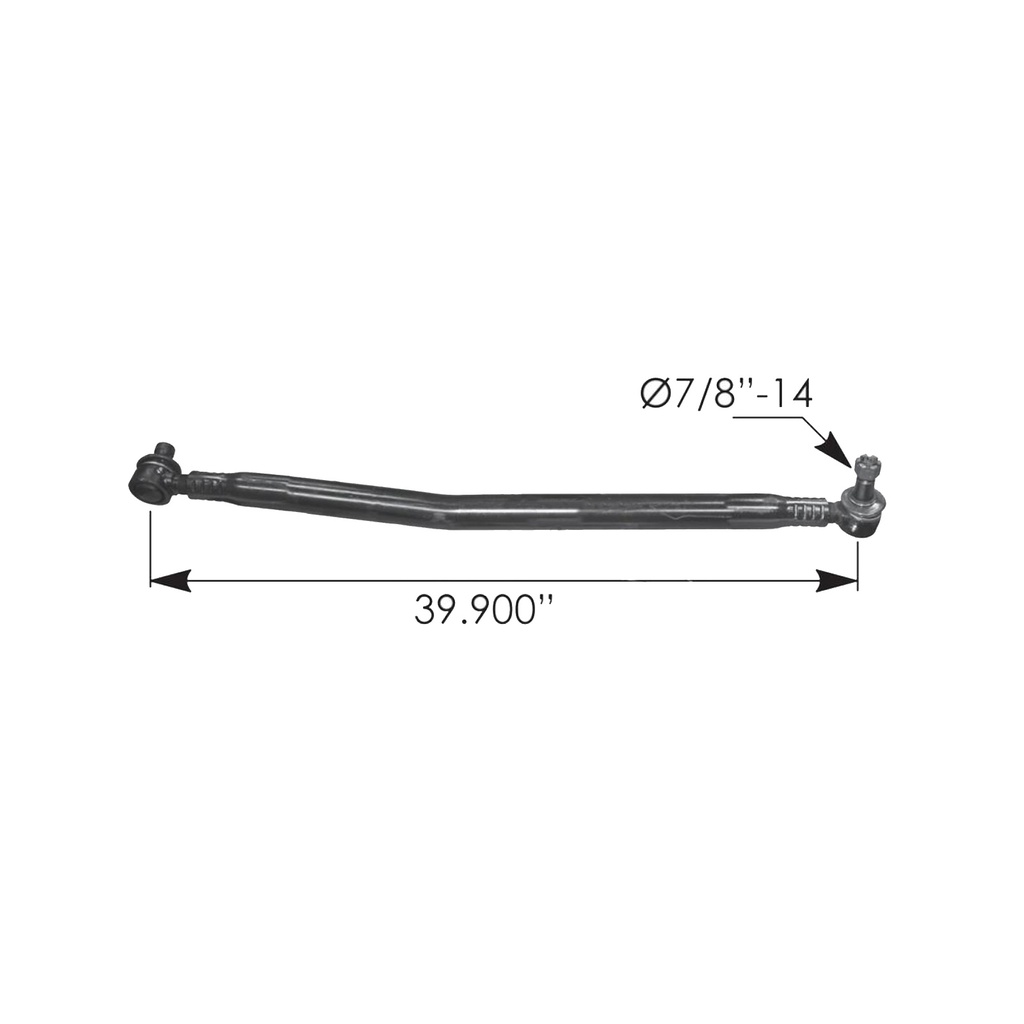 Drag Link 39.900in C to C Mack 463.DS6239, 13QC537, 21129355