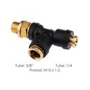 PLC SWL Male Run Tee DOT 3/8x1/4in x M12 177.12C7164M12, 2314562003