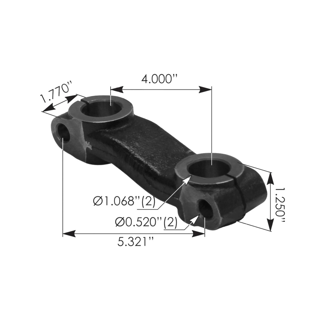 Side Bar Offset Peterbilt Steel M1857, B206019, B20-6019