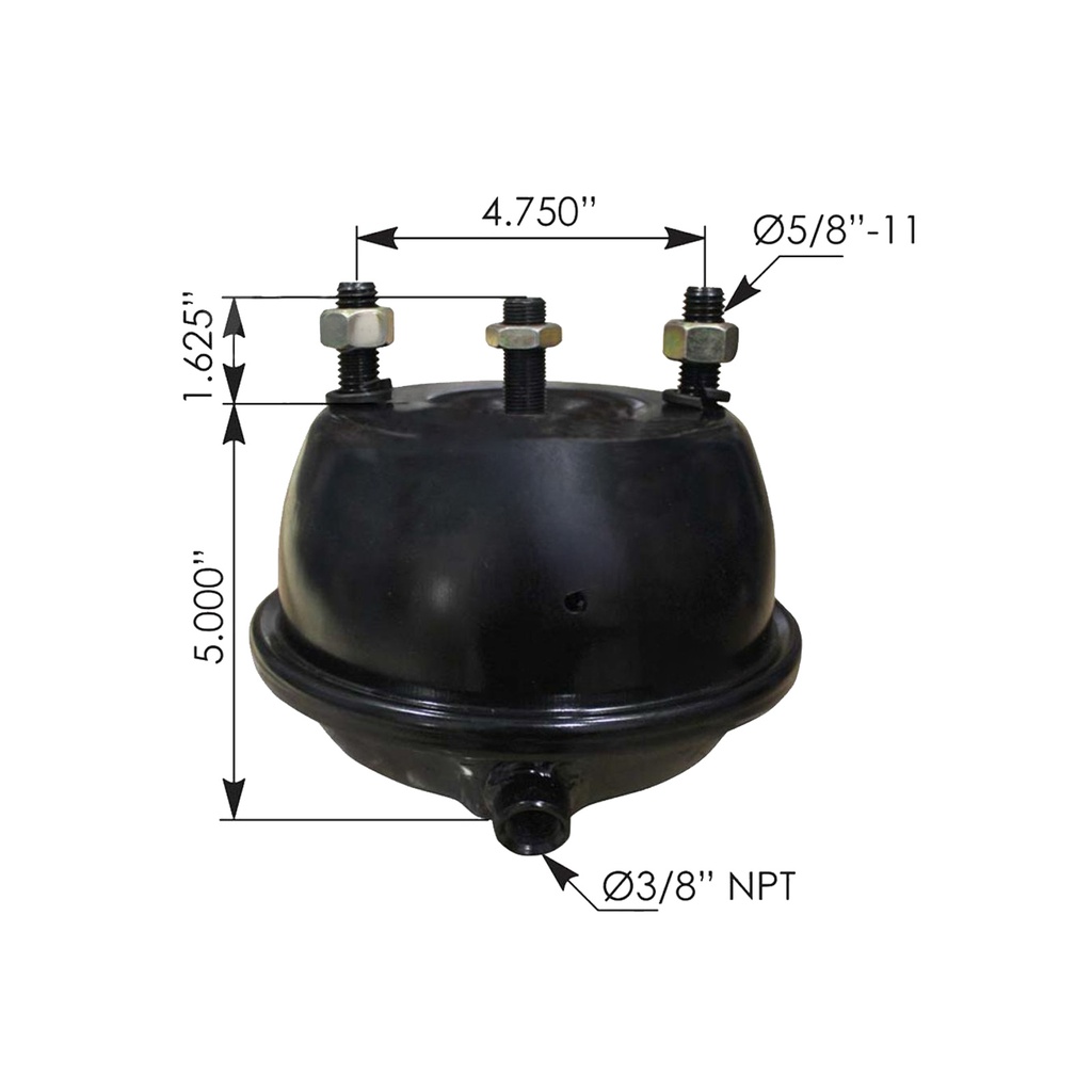 Special Tailgate Air Chamber 179.SC30R, 3506803, 3506806, 73025