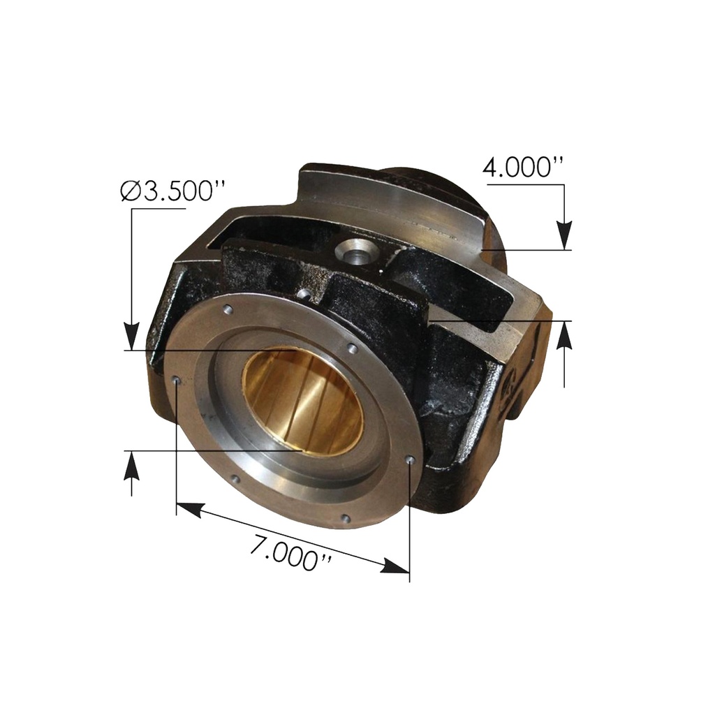 Trunnion 3-1/2in X 4in Mack 502.030, M1119, 25130237, 39QK55