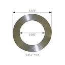 Trunnion Steel Washer Mack 500.048, MX303, 43QK117, 25156528, R303699, C71625B