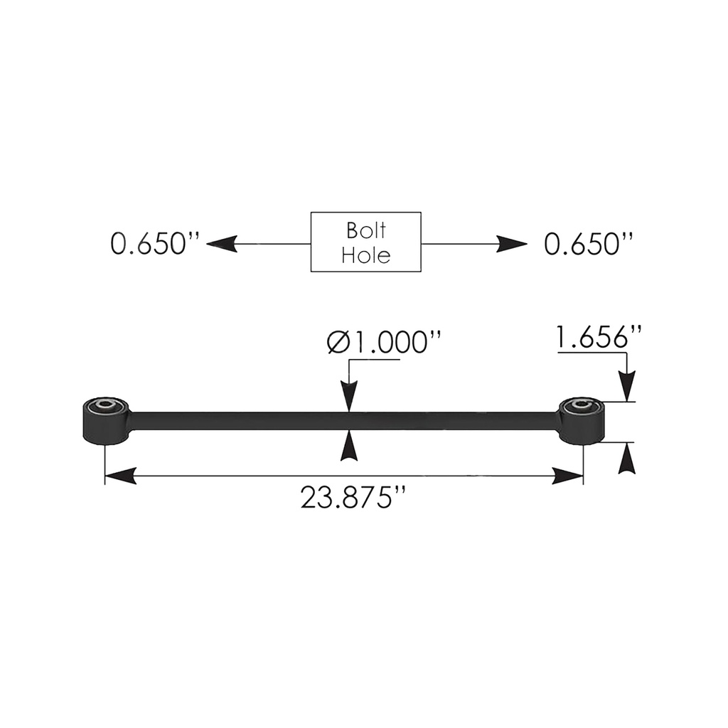 Torque Rod Cabin 23.875in IHC TMR5519, 4061319C1, 4061319C2