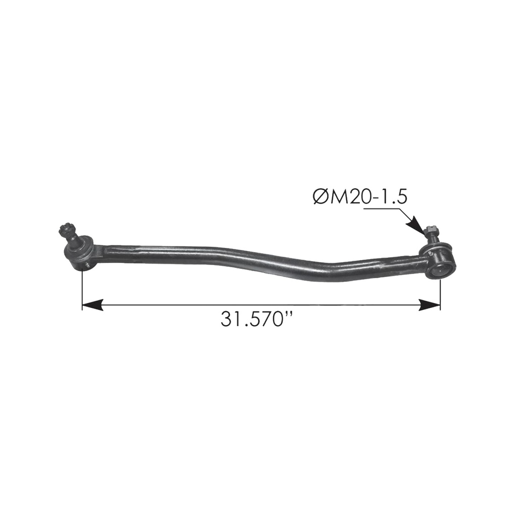 Drag Link 31.570in C to C Mack 502.138, 463.DS6260, 13QC530M3, 20966804