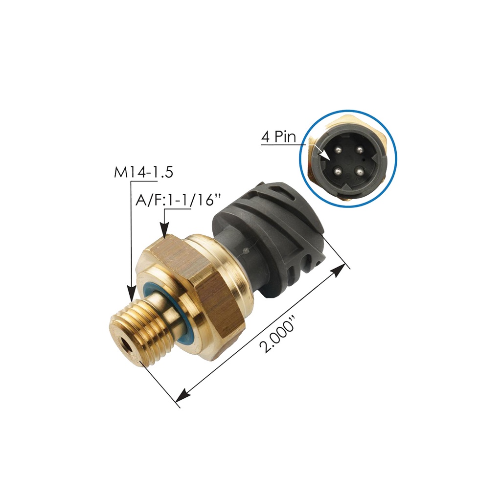 Oil Pressure Sensor Paccar 577.75635OE, 1826281, 2041678, 2127356