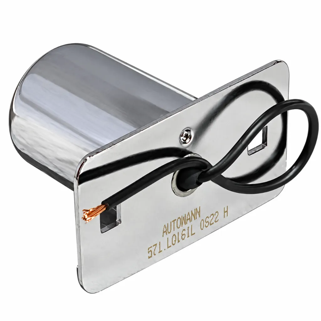 Chrome light with complete bolt kit-1.webp