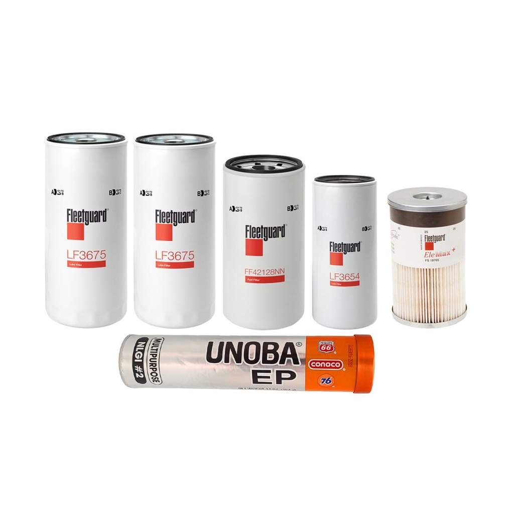 Volvo Oil Change Kit LF3675, LF3654, FF42128NN, FS19765, Free Grease