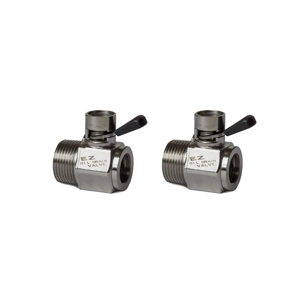 EZ-200 (NPT 1-12) Thread Size Oil Drain Valve, Caterpillar 3406,3408 (Pack of 2)