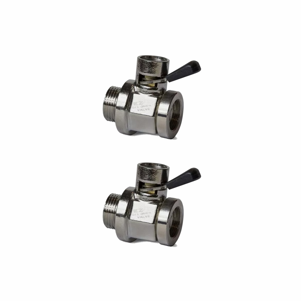 EZ-208 (7/8"- 18UNF) EZ Oil Drain Valve (Pack of 2)