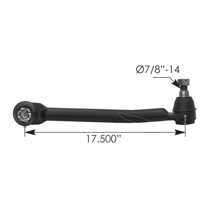 Drag Link Peterbilt 17.500" C to C 463.DS75406, J206004006, L24VU8484A11