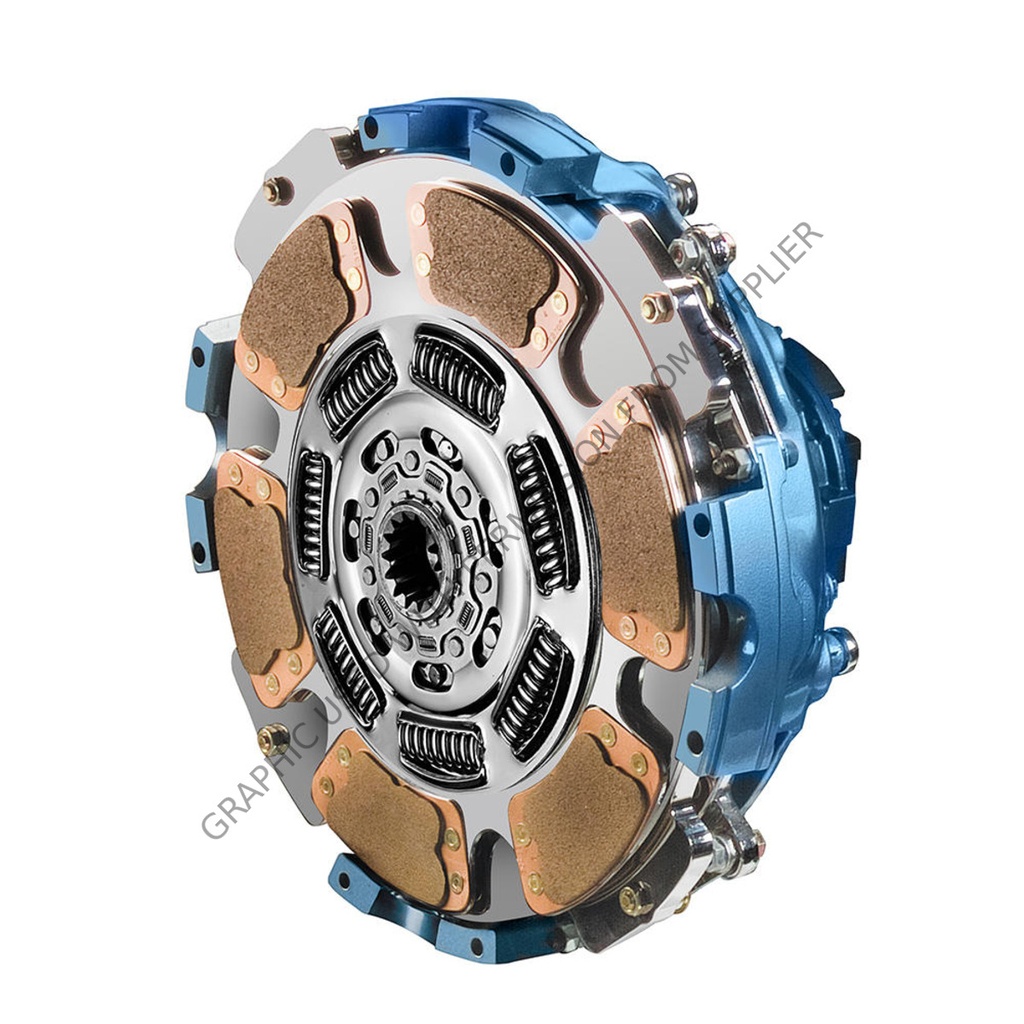 CLUTCH - INSTALLATION, 2.000 - 14 SPLINE, ELECTRIC CLUTCH ACTUATION SP  122002 35A