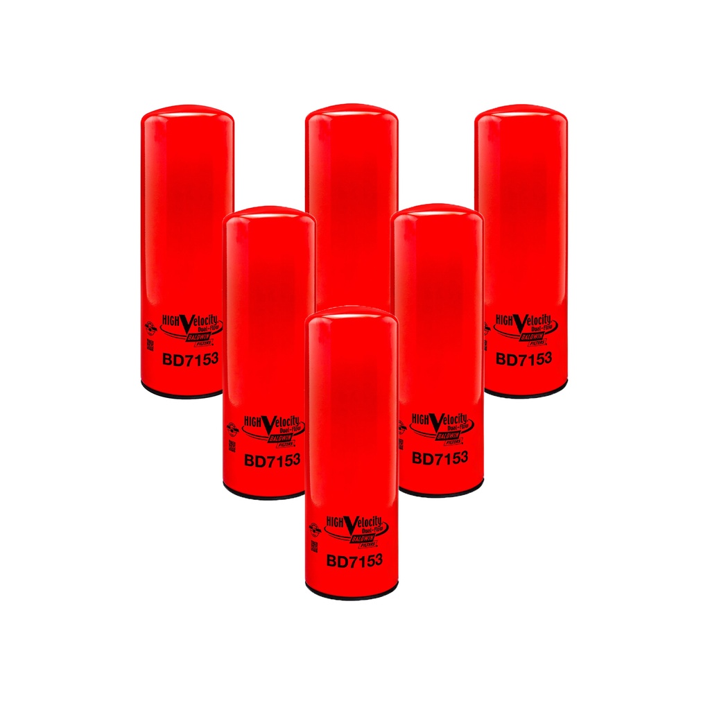 Engine Oil Filter Baldwin BD7153 (Pack of 6)