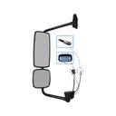 Mirror Assy LH Black HT CB Freightliner 563.46023, A2259615025, A22-59615-025