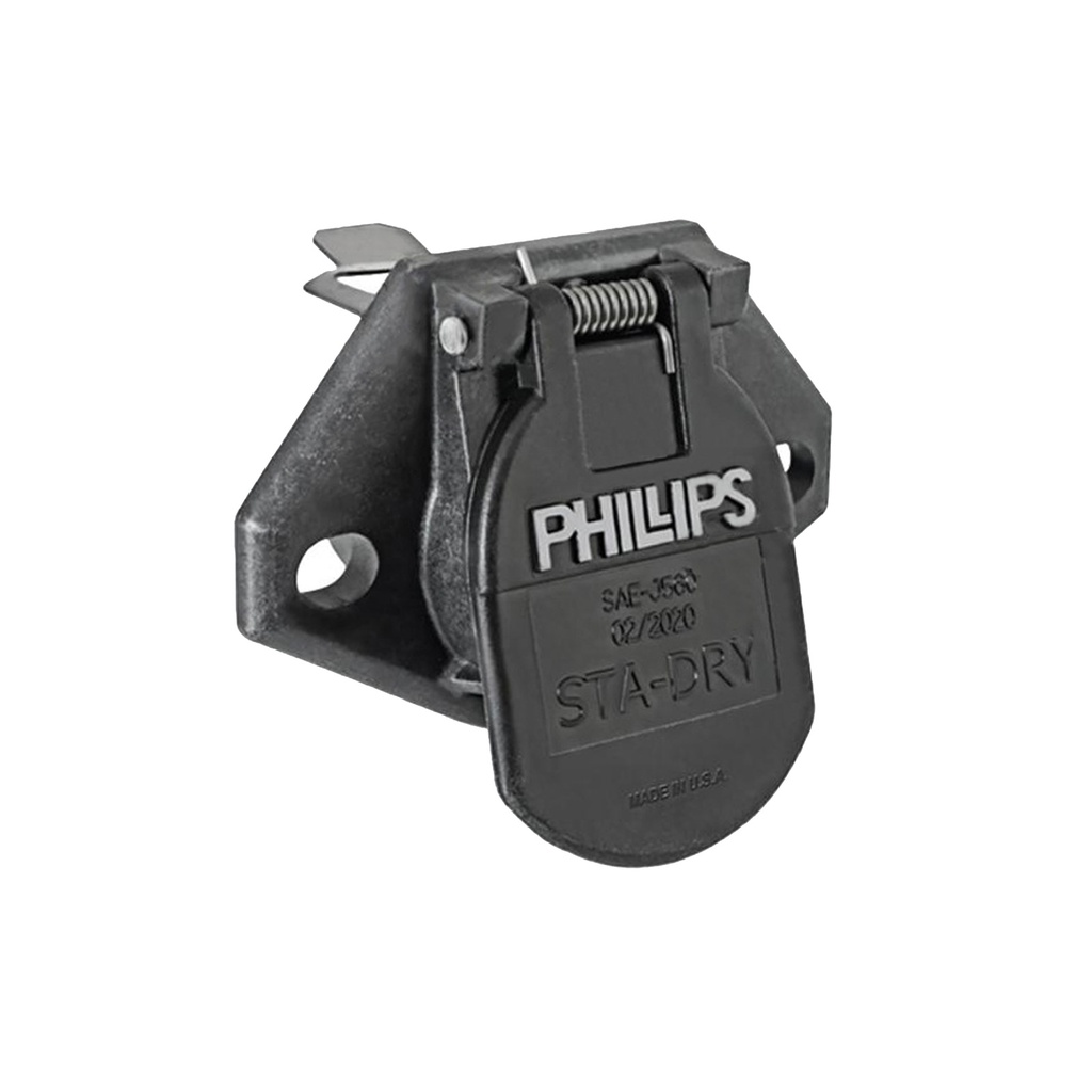 QCS&reg, Socket 7 Pin w/Bullet STA-DRY PHI16-726, 16726, 16-726