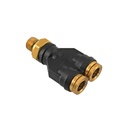 PLC Male Branch Y DOT 3/8in X M12 177.12C616M12, 2314561001, 23-14561-001
