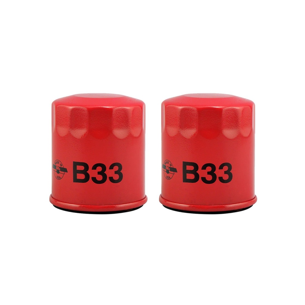 Engine Oil Filter Baldwin B33 (Pack of 2)