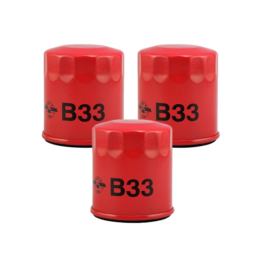 Engine Oil Filter Baldwin B33 (Pack of 3)