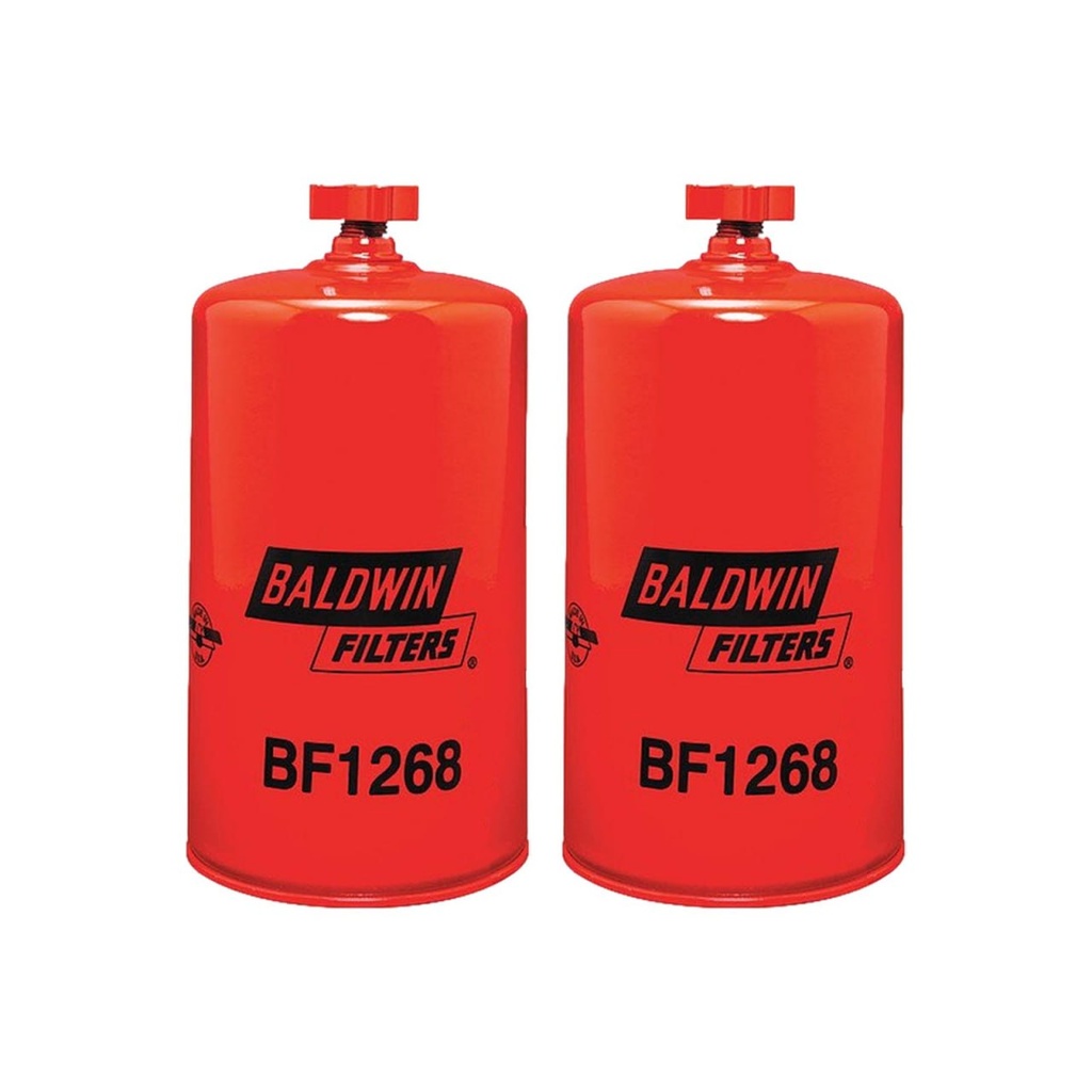 Fuel Water Separator Filter Baldwin BF1268 (Pack of 2)