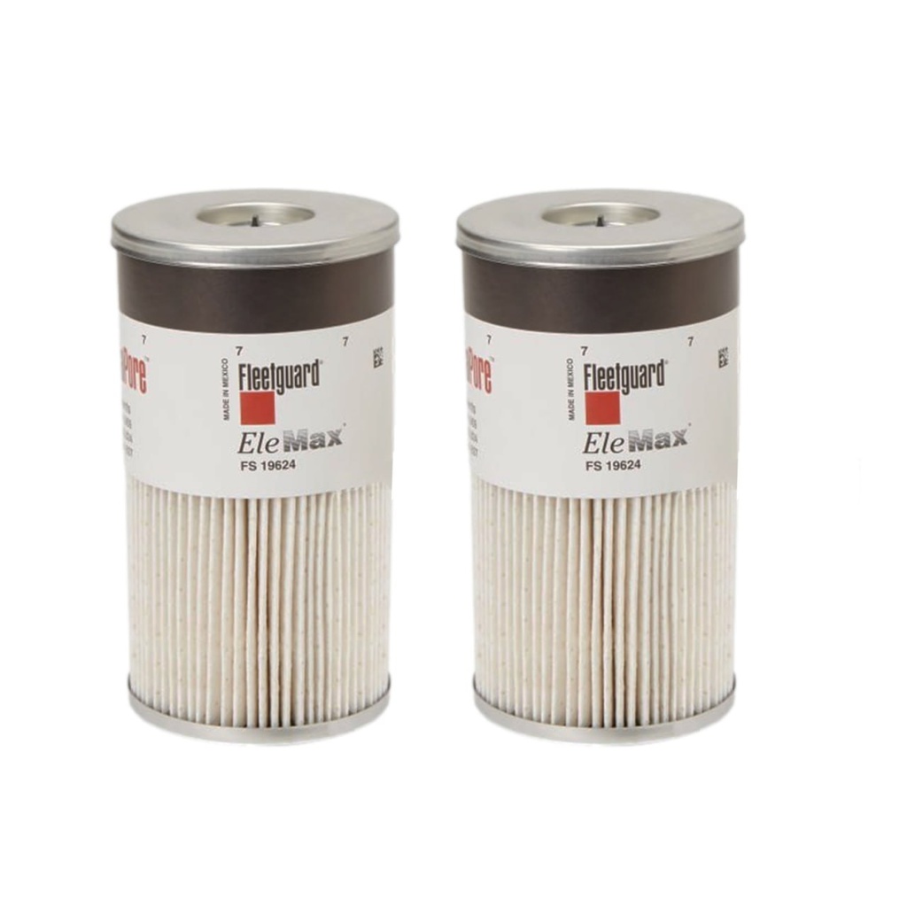 FleetGuard Fuel Filter with Water Separator FS19624 (Pack of 2)