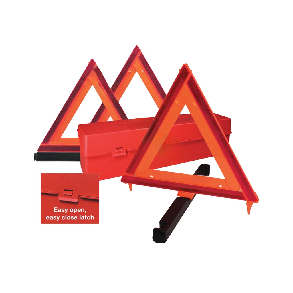 Emergency Warning Triangle 3 Piece Kit 562.73071141,TRI-KIT-3, KNG105, 71422