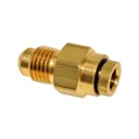 Brass PLC Male Connector 1/4 x 1/4in SAE 177.13B684S4, G38-1068-0404